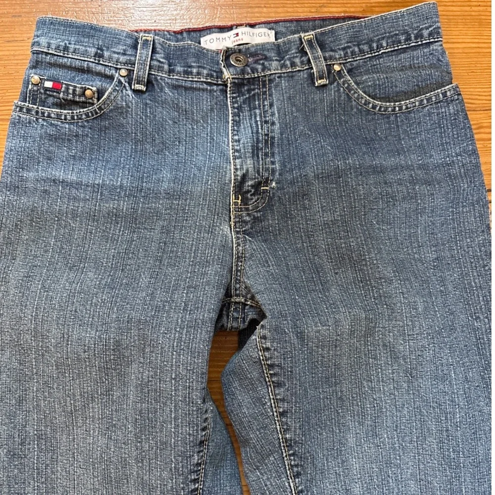 Tommy Hilfiger Jeans Women Blue Vintage Straight Leg Denim SIZE 4‎